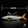 Yellow Fin Tuna High Fidelity Anime Cute Plushie Allison Tuna Fish Plush Toys Lifelike Animals Simulation Stuffed Doll Kawai Toy 2