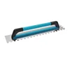 Jumbo Square Notched Trowel 24" Stainless Steel with Closed Aluminum Alloy Handel for Large Format Tiles 1