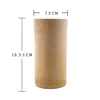 Bamboo Chopsticks Tube Spoon Rest Fork Spatula Drain Tableware Box Round Nature Wood Kitchen Organizer Rack Storage 5