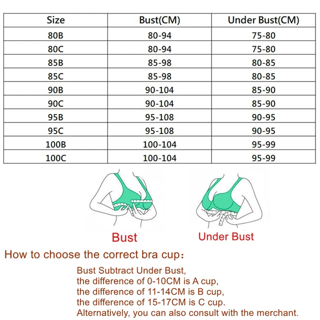 Misura Reggiseno Seno Coppa C Di Reggiseno Women Bra Large Size