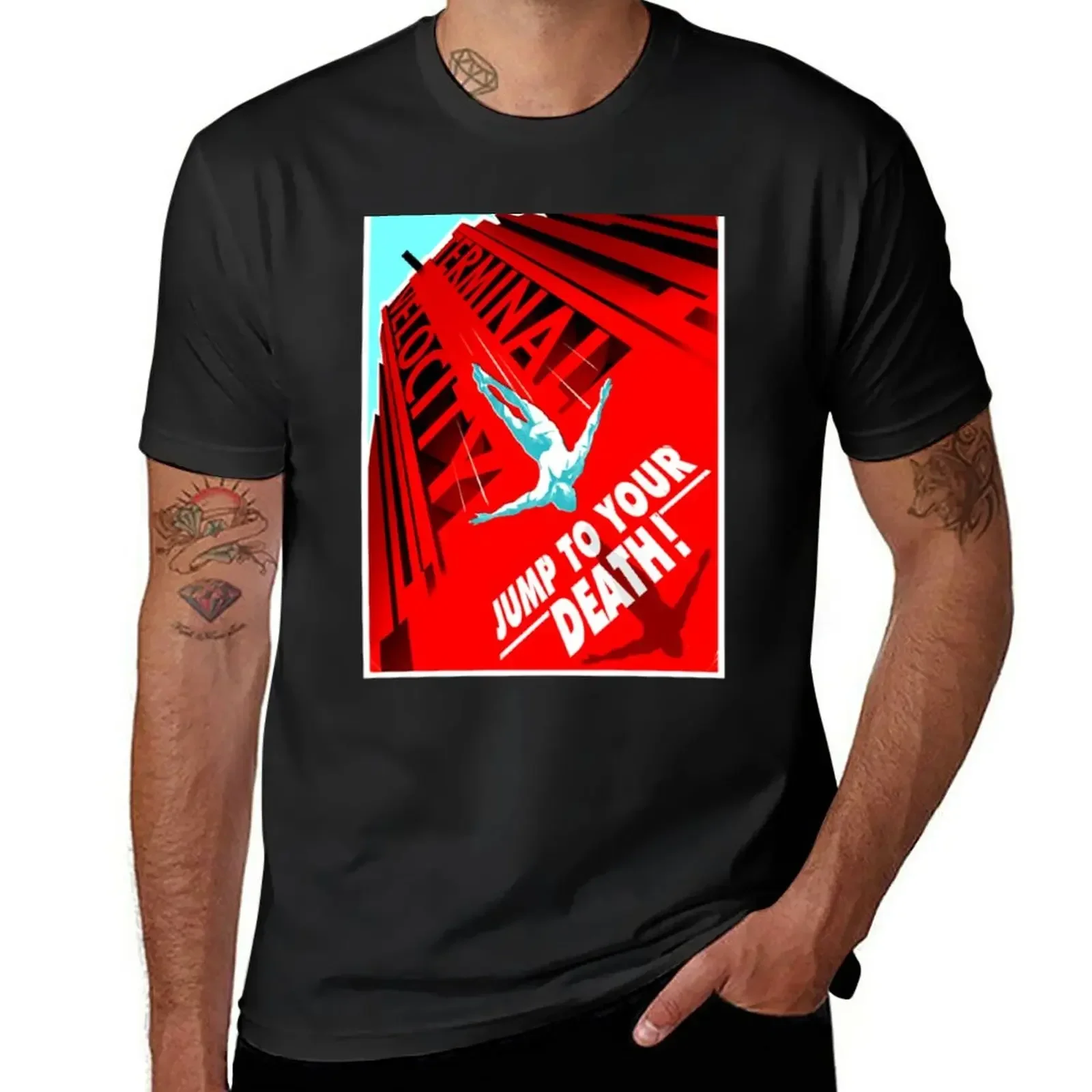 

Jump to your death T-Shirt customizeds sports fans men t shirts