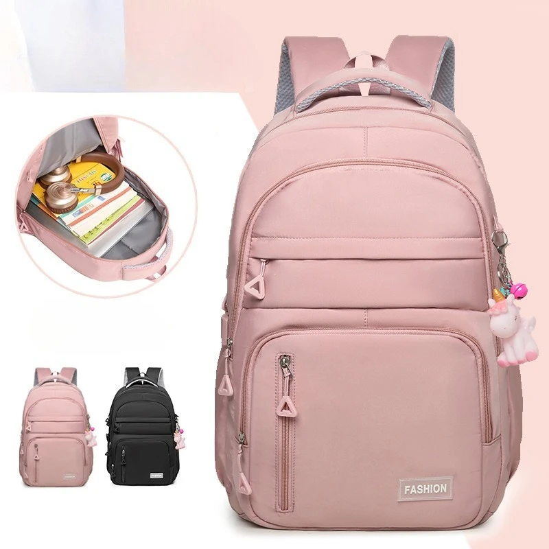 Large-capacity College Students Lightweight Spine Bag, Outdoor Sports Travel Lovers Backpack, with Computer Pocket Inside School 1