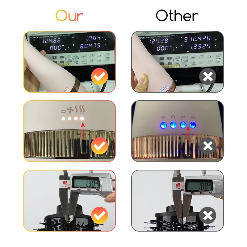 Cheap Price Manufacturer Multi Electric Brushes Professional Hot Air Combs Hair Dryer Brushes Straightener Comb Brush 4