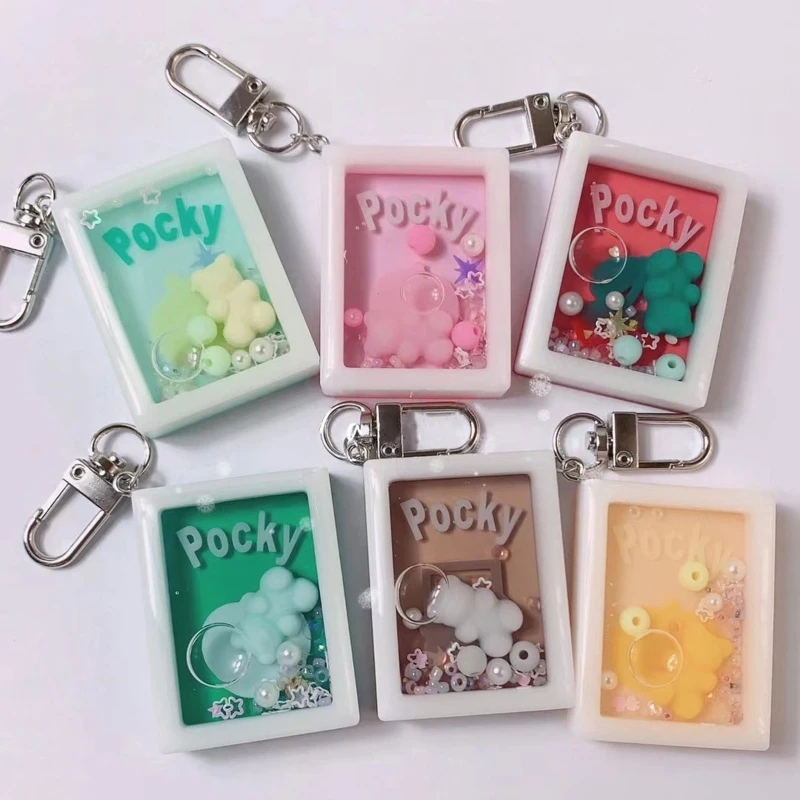 

Shiny Glossy GeometrySquare Shape Silicone Epoxy Resin Mold DIY Keychain