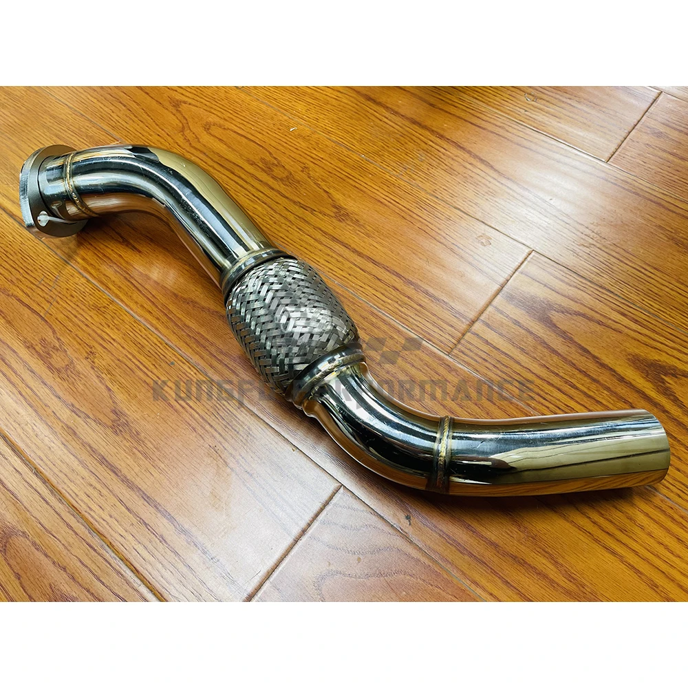 Kungfu Performance Ss304 B M W E46 330D Decat Diesel 2.5 ''Downpipe