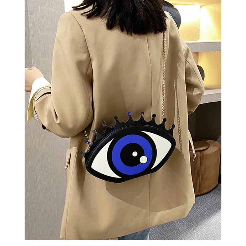 Shoulder Bag Eye Hop Hip Female New Trendy Chain Handbags For Women Casual High-Quality Messenger Versatile Luxury Crossbody Y2k