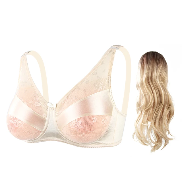 ONEFENG 6020 Breast Forms Bra for Silicone Breast Prosthesis