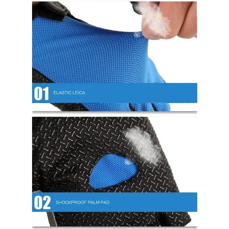 Half Finger Anti-Slip Gel Pad Fitness Gloves