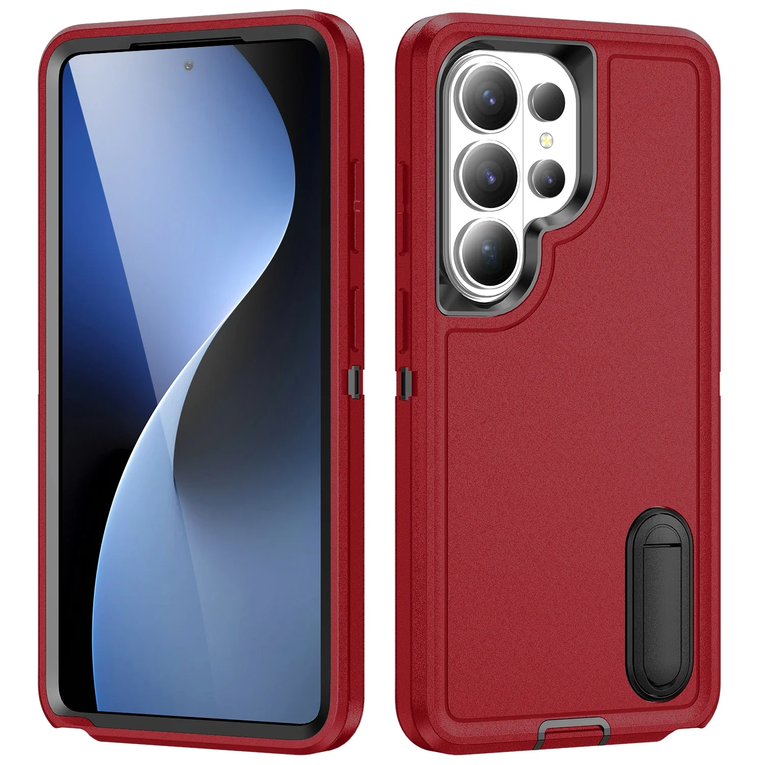 Shockproof Hard Bracket Phone Case with Enhanced Protection