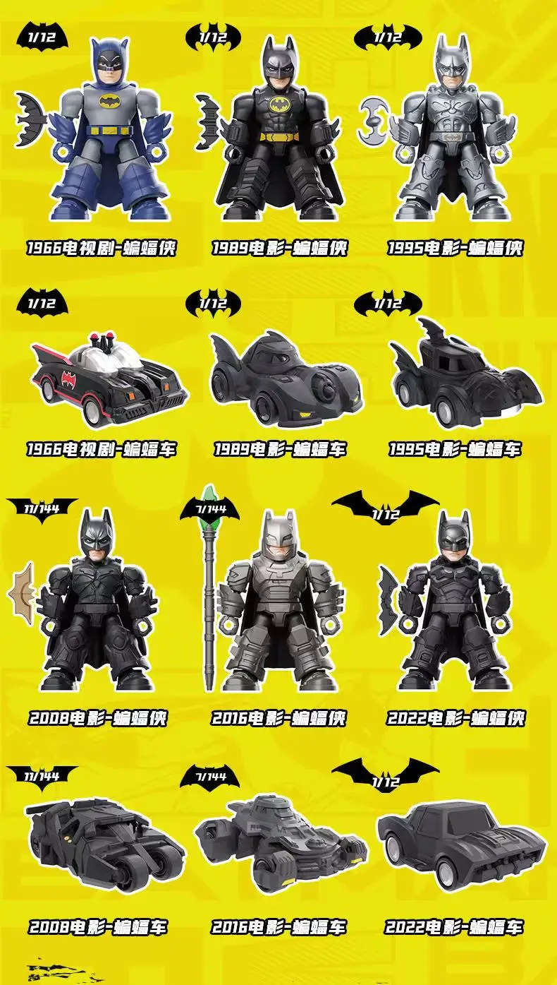 Anime-style decoration on Batman figure