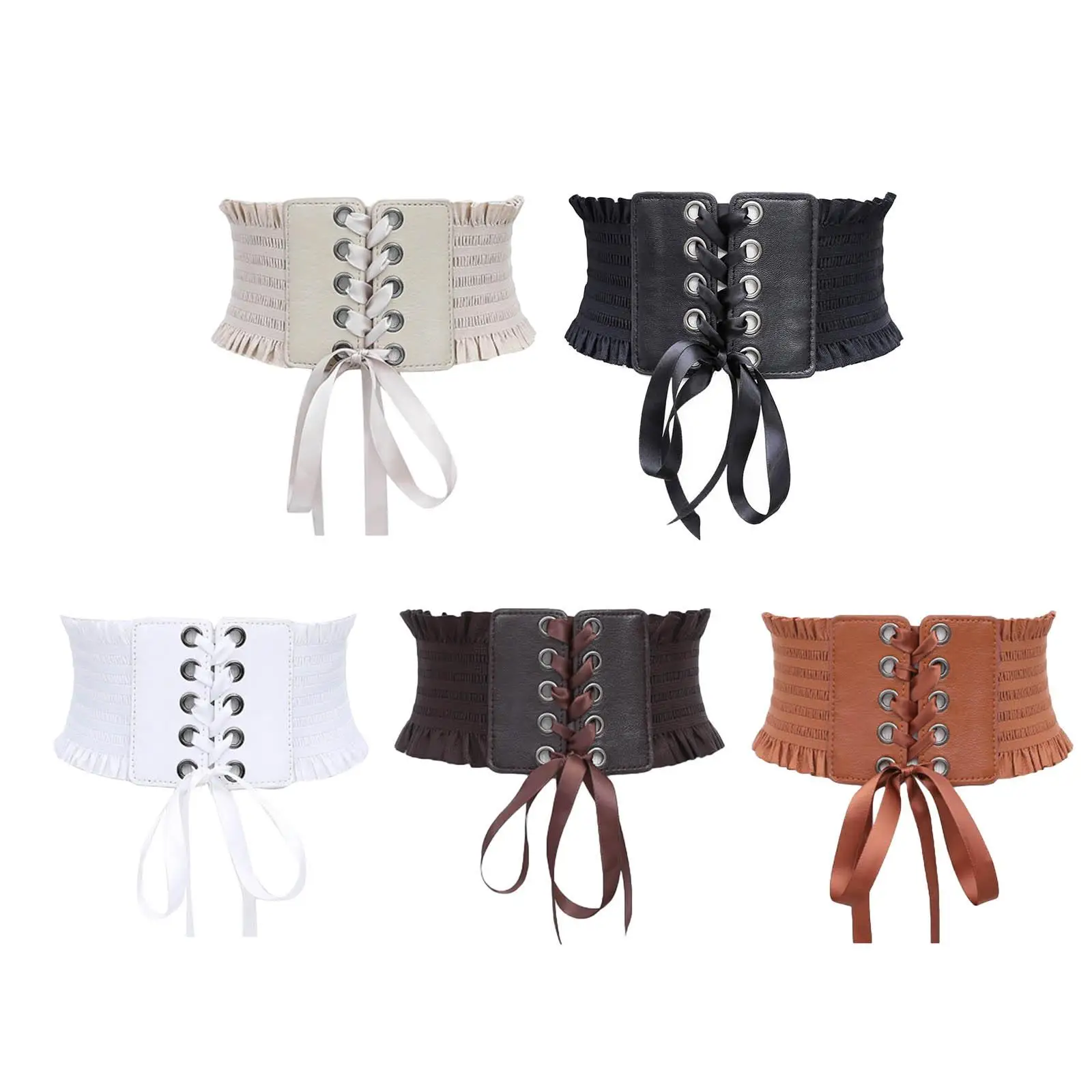 

Corset Belt for Women Wide Elasticity Girdle Underbust Wrap for Dresses