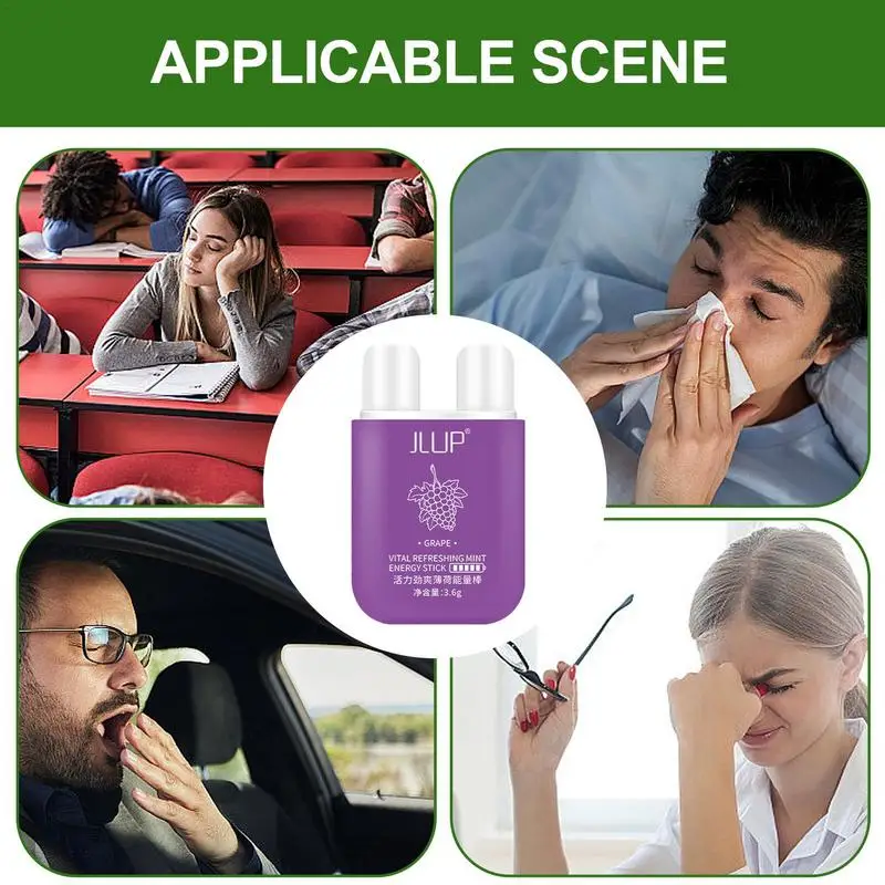 Herbal Inhaler Natural Nasal Inhaler Stick With Double Hole Herbal Repair Nasal Box Quick Natural Long Lasting Inhalers