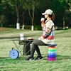 GIANXI Scalable Rainbow Color Camping Chair Portable Foldable Chair For Living Room Outdoors Sand Fishing Chair Beach Chairs 5