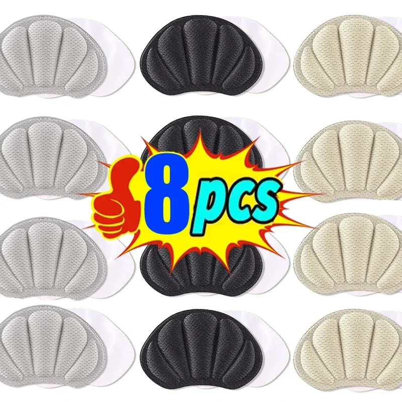 Heel Pads Lightweight for Sport Shoes Adjustable Cute Size Back Sticker Antiwear Feet Soft Pad Relief Anti-wear Cushions 2/8PCS heel cushion insole heel patch insole heel cushion protector heel insoles heel protector patches heel protector pads heel grips heel protector