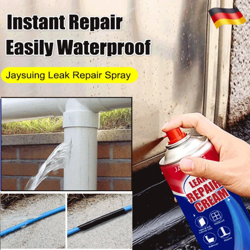Waterproofing Spray for Bathroom Walls and Moisture Resistant Repair of Leaking Pipes