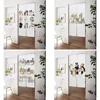 Cute Funny Cat Door Curtain Noren Room Kitchen Shoe Cabinet Partition Blocking Curtain Bedroom Entrance Decorative Half Curtains 2