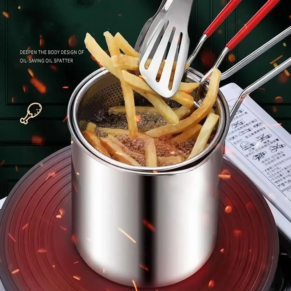 Stainless Steel Fryer With Basket 4