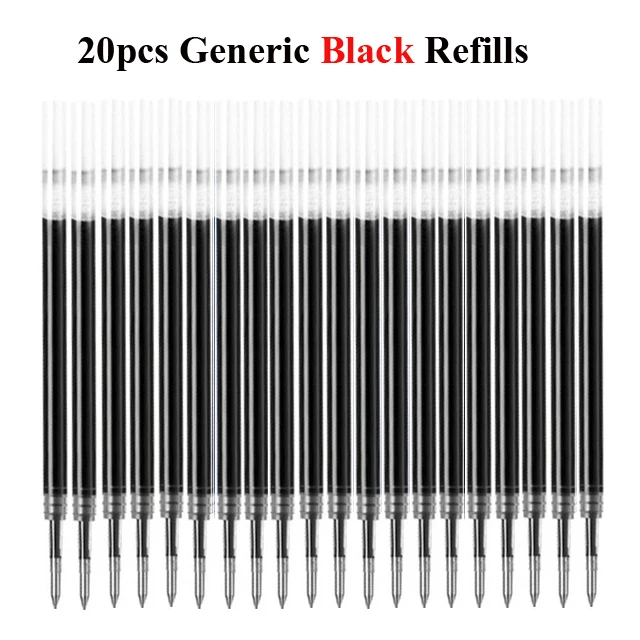 20 Black Refills
