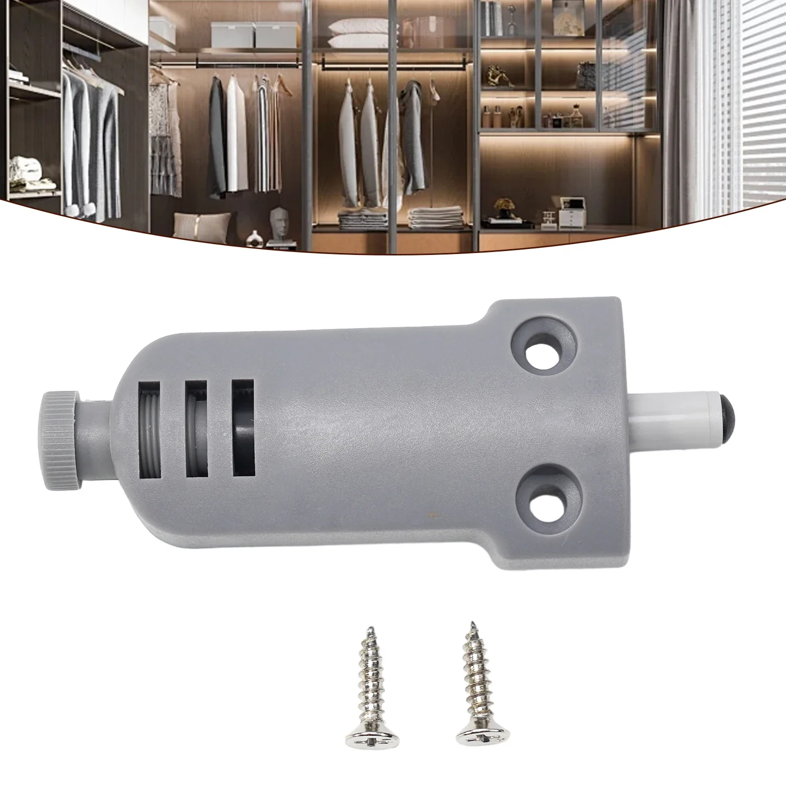 Door Damper Damper Comfort Exactly Silent Gray Long Service Life Two Ways Installment Door Household