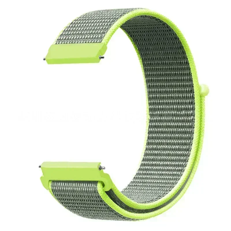 Universal 22mm Nylon Loop Sports Watch Band - Breathable and Durable