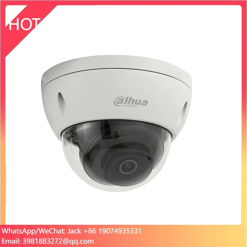 IPC-HDBW2831E-S-S2 블랙 8MP 돔형 IP 카메라 IP67 방수 금속 케이스 IR 30m 스타라이트 IP POE 카메라