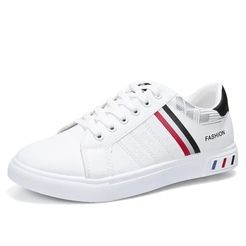 2024 Heren Casual Sportschoenen Nieuwe Mode Veters Witte Schoenen Studenten Comfortabele Sport Plus Size