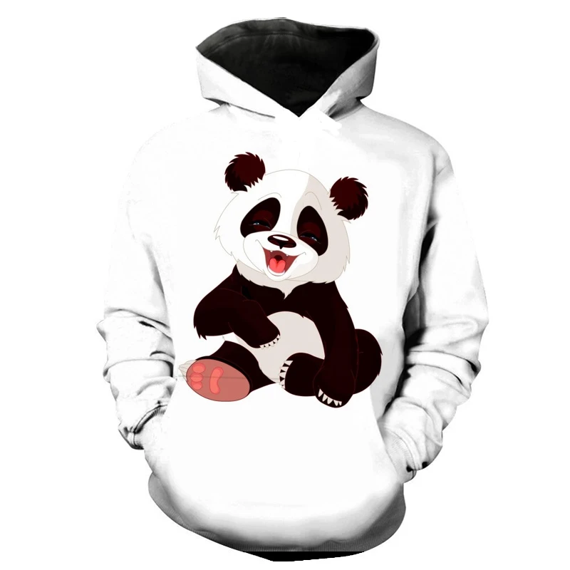 New 3D Print Panda Girls Boys Hoodies Coat Teens Autumn Outerwear Kids Clothes 4-14Years Hooded Sweatshirt Long Sleeve Pullovers