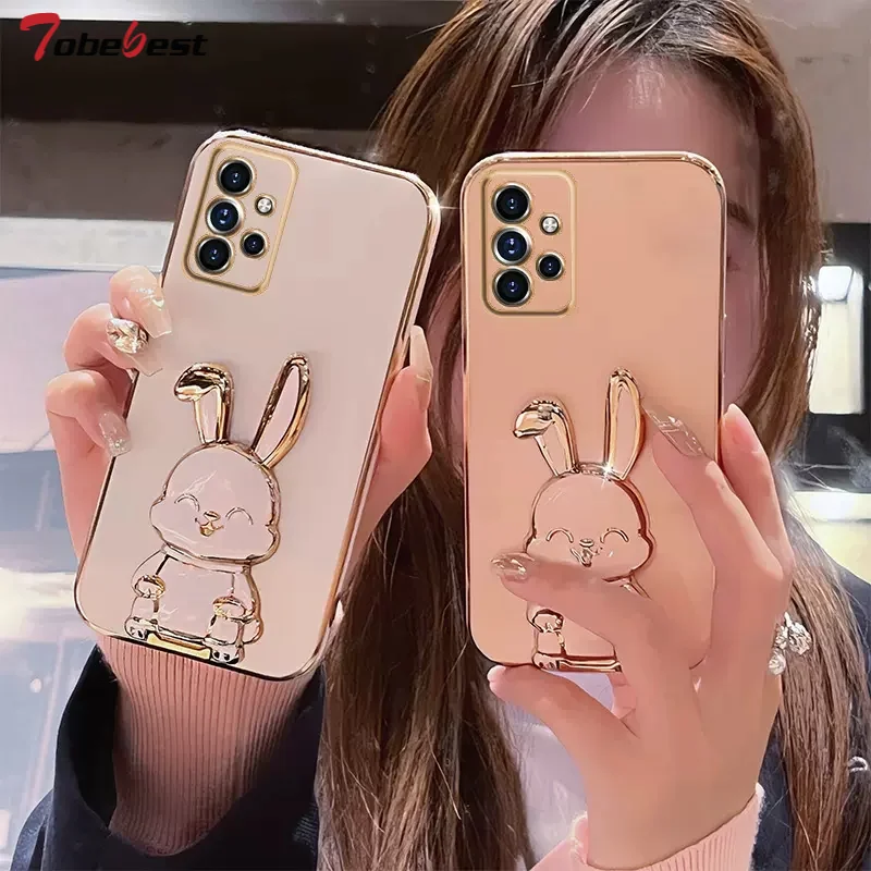 Cute 3d Rabbit Silicone Phone Case For Samsung Galaxy Series_voghion.com