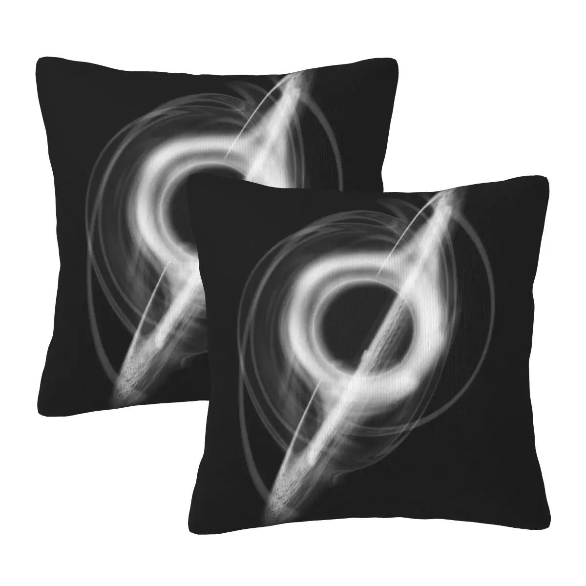 Black Hole Interstellare Gargantua Felpa Con Cappuccio Leggera Humor Graphic Square Pillow Set Di 2 Graphic Vintage Gym Machine Washing