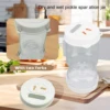 Glass Pickle Jar with Strainer ,Pickle Container,Hourglass Pickle  Separator Jar for Olives,Gherkins or Sliced 4