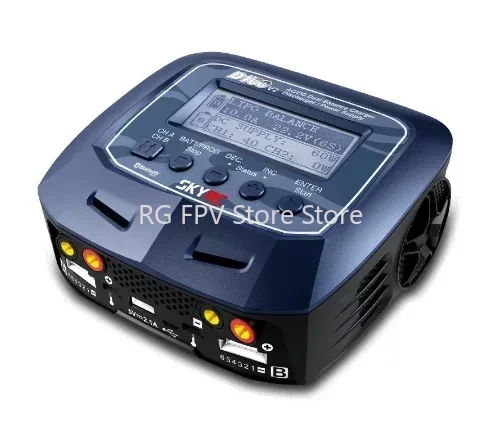 

SKYRC D100 V2C AC 100W DC 100WX2 Batery Balance Charger Discharger untuk 3S 4S Lipo Batery / LiHV/ LiFe/ LiIon/ NiMH/ NiCd/ Pb