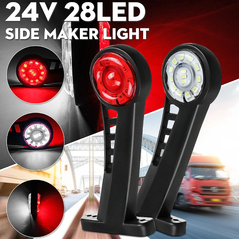 

2 шт., автомобильные водонепроницаемые фонари 24 В