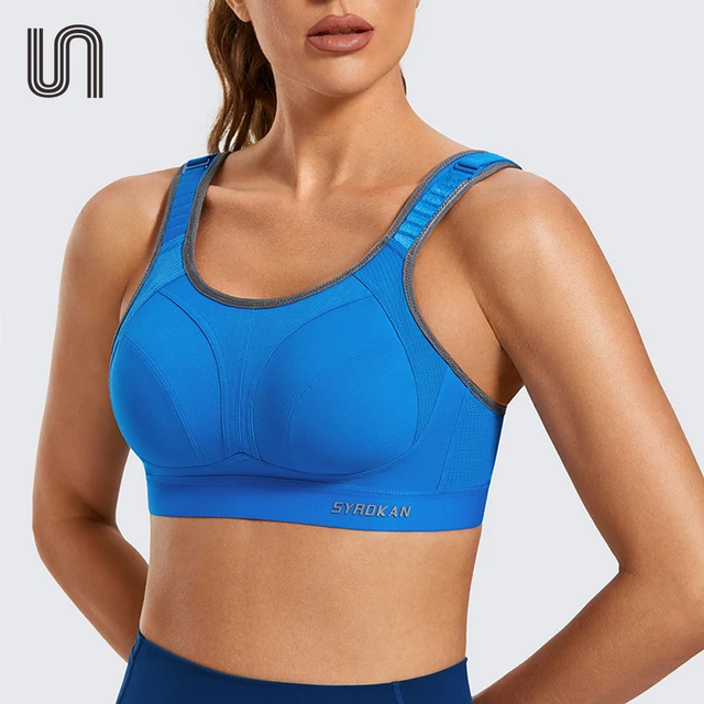 High Impact Sports Bra Wireless, Adjustable Sports Bra