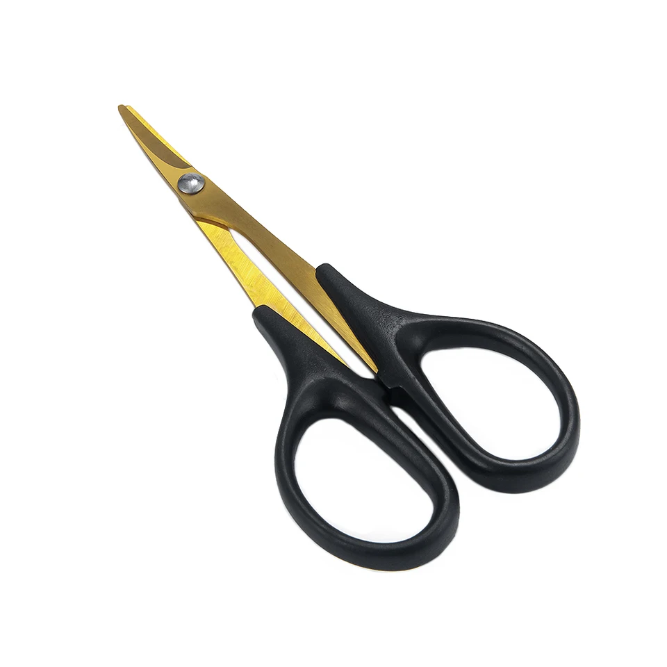 Forbici Curve In Acciaio Inox Per Carrozzeria Modelli RC – Manico Comodo, Taglio Preciso Per Auto Telecomandate