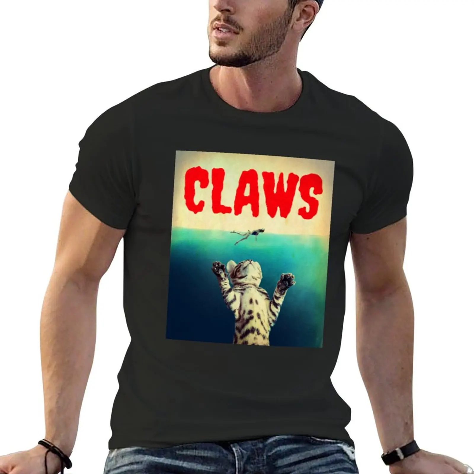 

Claws T-shirt summer clothes sports fans for a boy funnys men t shirt