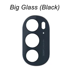 Premium Replacement Rear Camera Glass Lens (Big Lens (Black))
