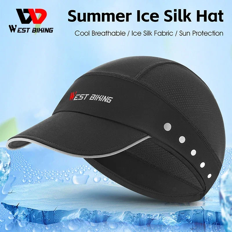 WEST BIKING Cycling Caps Spring Summer Bicycle Hats Quick-Drying Cycling Men Women Hat Breathable Equipment Bike Headband Cap