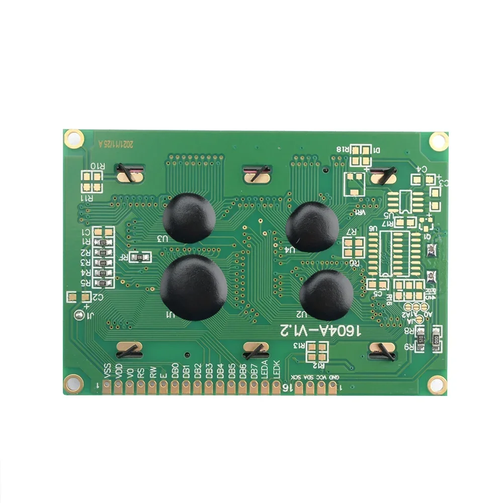 LCD1604 Digital Screen Display Module 1604 16*4 16x4 Character LCD Yellow / Blue With Blacklight Board for Arduino DC 5V