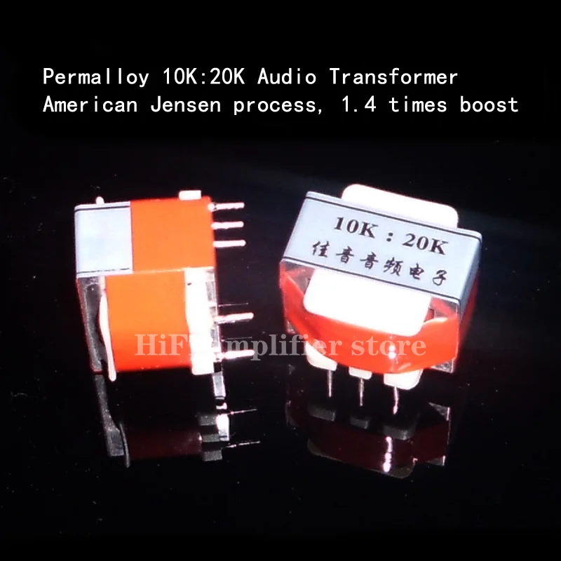 

J26 Permalloy 10K:20K audio signal isolation transformer, 1.4 times boost, Jensen transformer winding process