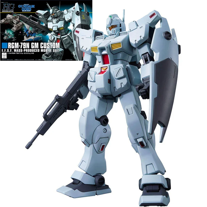 

Оригинальные фигурки HGUC 120 1/144 реальных GM на заказ Gundam Gunpla, аниме фигурки в сборе, набор моделей, мобильный костюм для детей