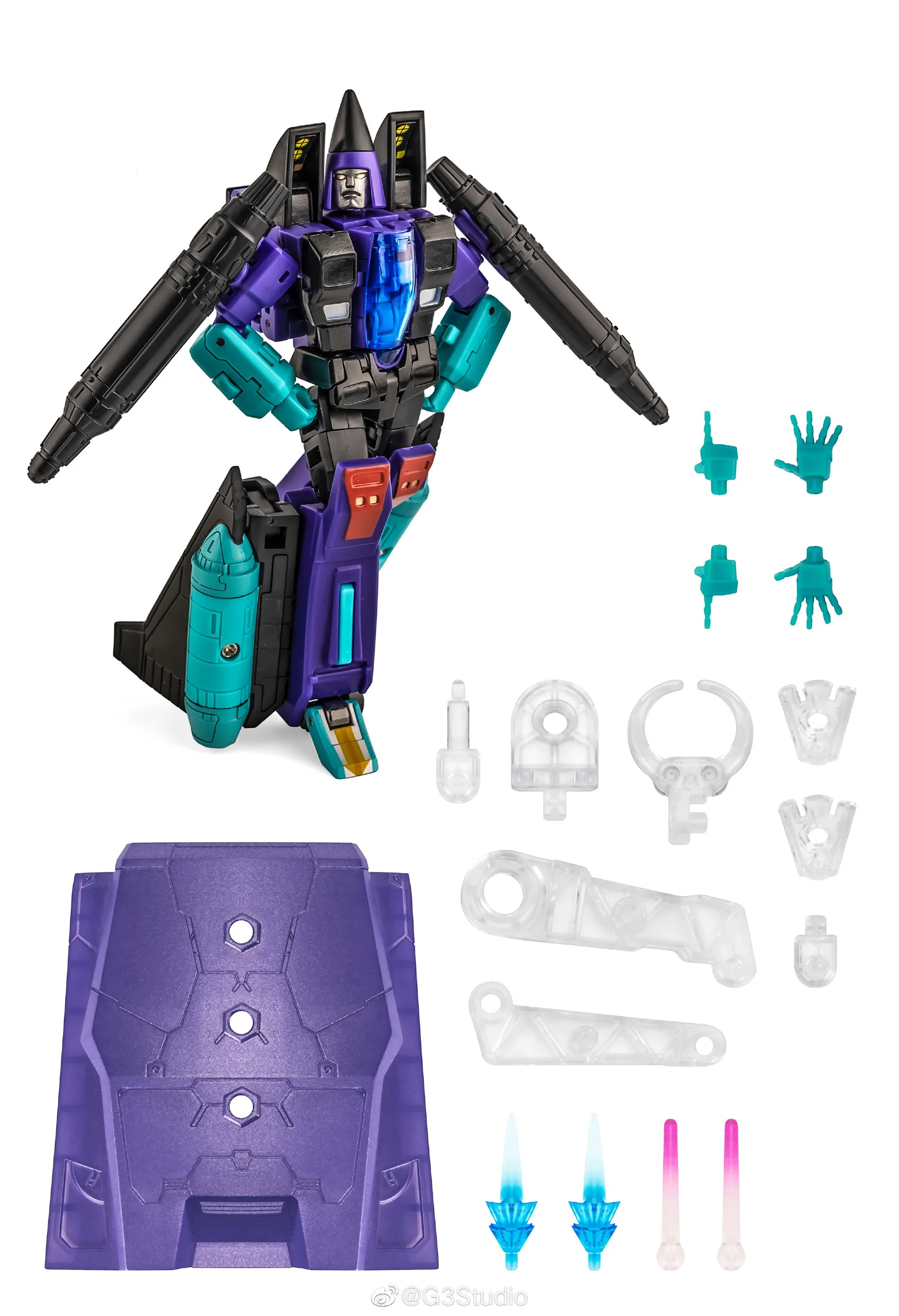 NewAge Toys 변환 장난감 미니 전사 영웅 NA H16G Fenrir Figure 재고 있음