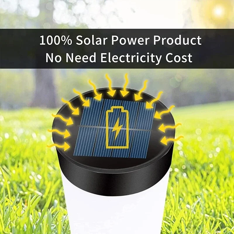 Description Picture 3 of itemSolar Stainless Steel Garden Lights Waterproof Path Light Outdoor Landscape Lamp for Pathway Patio Yard Lawn Decoration