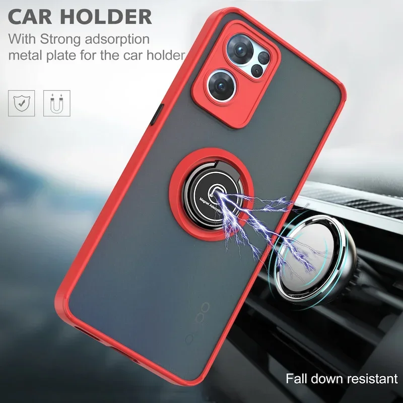 Durable Ring Holder Phone Case with Anti-Shock Protection – Versatile Back Cover