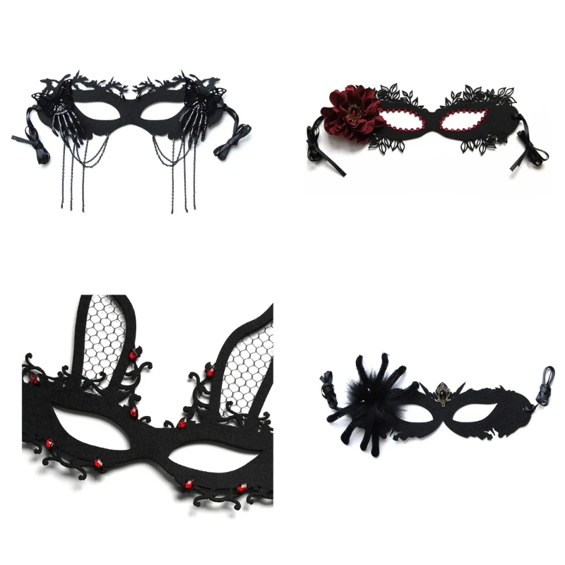 

Masquerade Masks Halloween Balls Masks Christmas Costume Party Masks for Couples Women Men Mardi Gras Masks Lace Mask