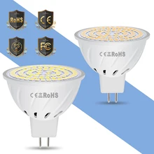 

LED E27 Spotlight Bulb Chandelier Lamp 220V MR16 Bombillas GU10 Energy Saving Light B22 E14 For Home Night Light 48 60 80leds