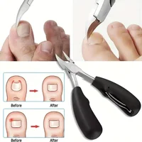 Coupe-Ongles Professionnels En Forme De Griffe Avec Cure-Ongles Pour Ongles Incarnés Coupe-Paronychie Pour Outil De Soin Des Pieds Unisexe À La Maison 2