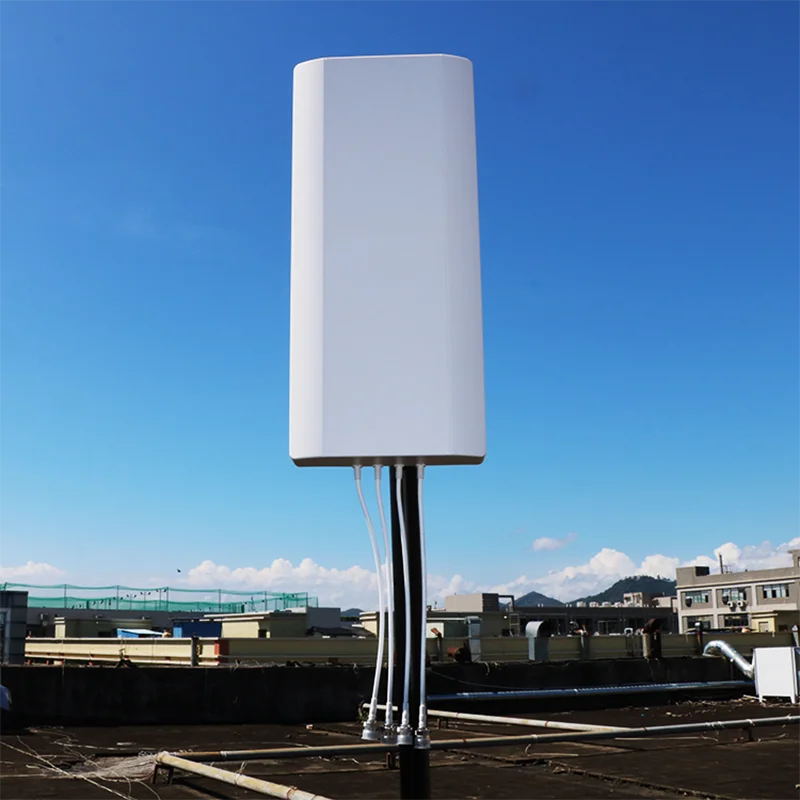 Antenne 4G/5G LTE MIMO Directionnelle - Gain Jusqu'à 22 DBi - Fréquence 600-6000 MHz - Câble 10 M - IP67