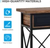 70.8" Console Table with 3 Drawers, Farmhouse Entryway Table with Storage Shelf, Narrow Long Sofa Foyer Table for Entryway 5