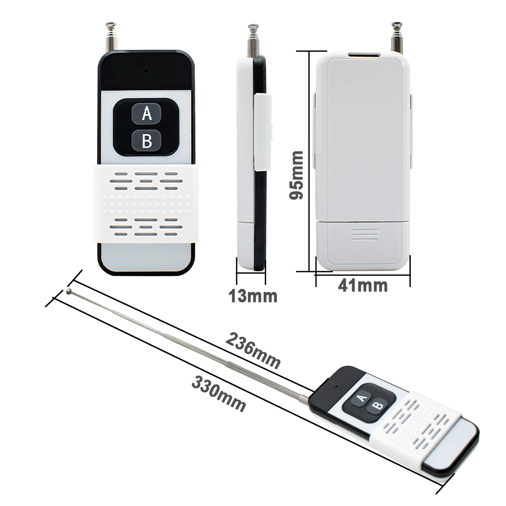 Tuya Wifi 433MHz Rolling Code Garage Door Opener AC DC 7-32V 85-250V Sliding Door Access Controller for Alexa Google Home