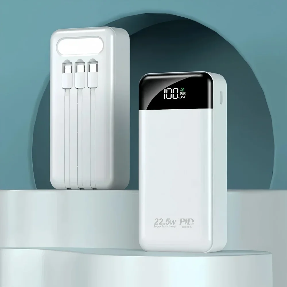 100000mah power bank 22.5w pd fast charging powerbank Portable battery charger For iphone 15pro xiaomi huawei